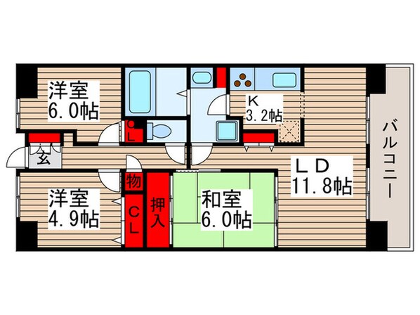 白井ロジュマンの物件間取画像